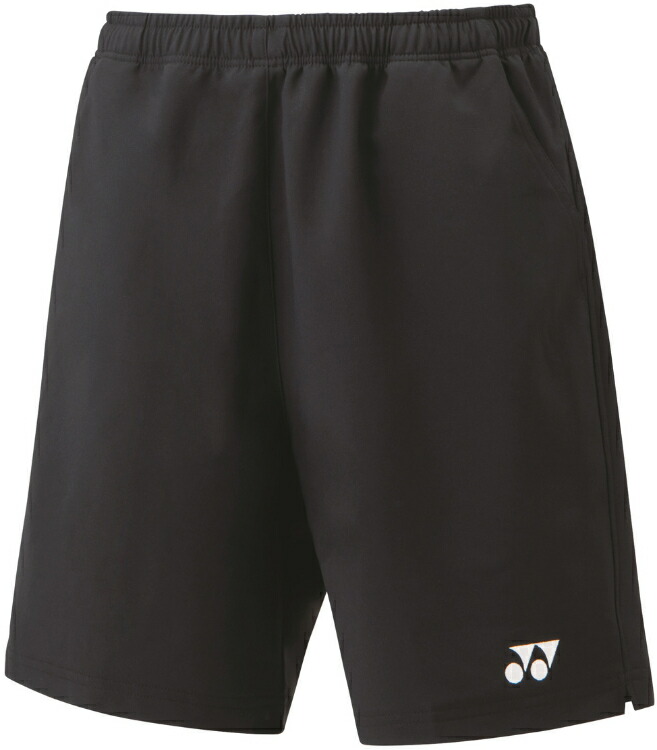 楽天市場】YONEX ヨネックス ユニハーフパンツ BK サイズ L 15160 7