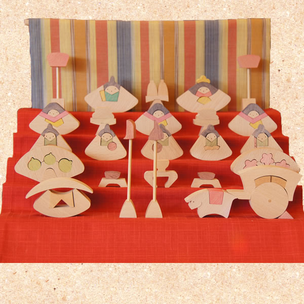 楽天市場】小黒三郎 ひな人形 【 円びな五段飾り・小 ( 普通垂幕