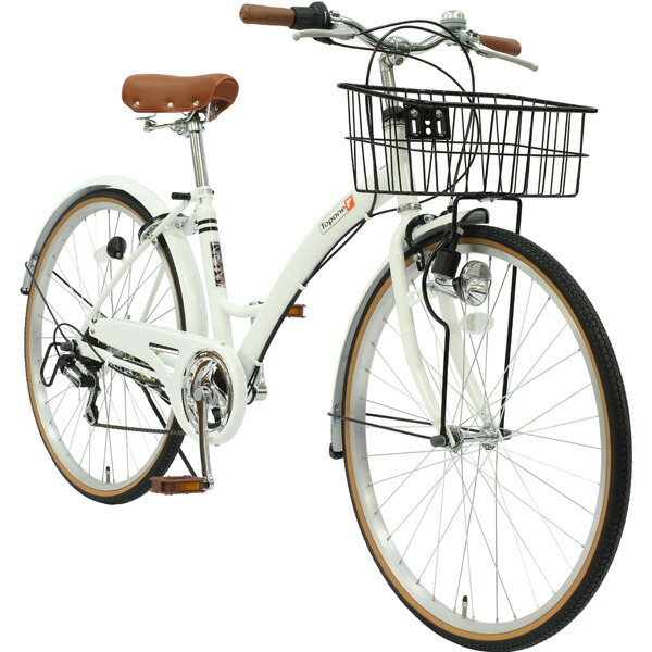 楽天市場】【自転車専門店】自転車 26インチ シティサイクル シマノ6段