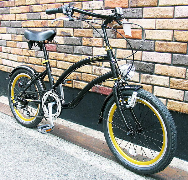 Cadillac 折りたたみ自転車 黒と金 直送 代引き不可】キャデラック 折りたたみ自転車 20インチ FDB20