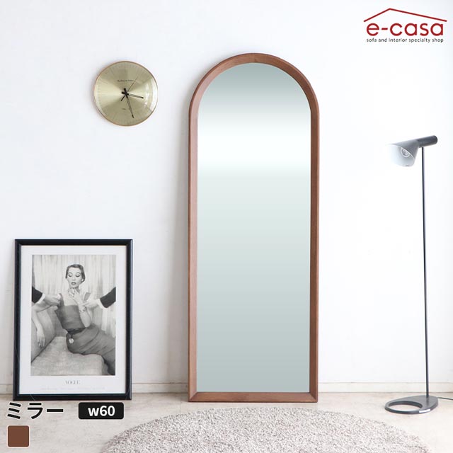 楽天市場】ミラー 壁掛け ウォールミラー 鏡 壁掛け鏡 アーチ型 無垢材