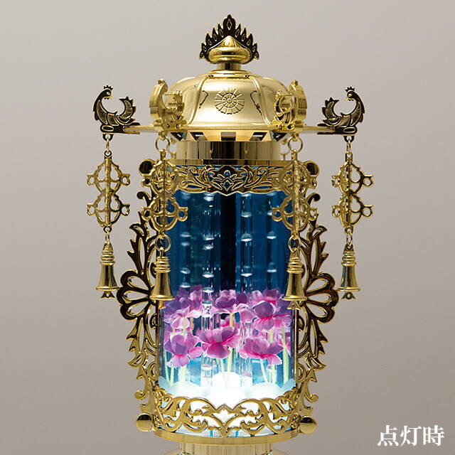 楽天市場】【盆提灯・盆ちょうちん】お盆提灯 霊前バブル灯 5号 6555