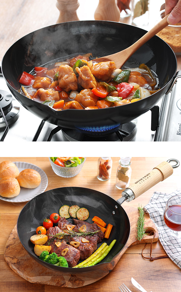 楽天市場】【楽天1位】 鉄 フライパン リバーライト 極 JAPAN 中華鍋