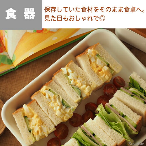 楽天市場】野田琺瑯 レクタングル 浅型 3点セット S M L シールふた