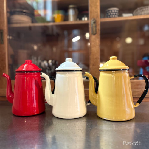 楽天市場】野田琺瑯 キリンコーヒーポット 13cm 1.6L ホーロー