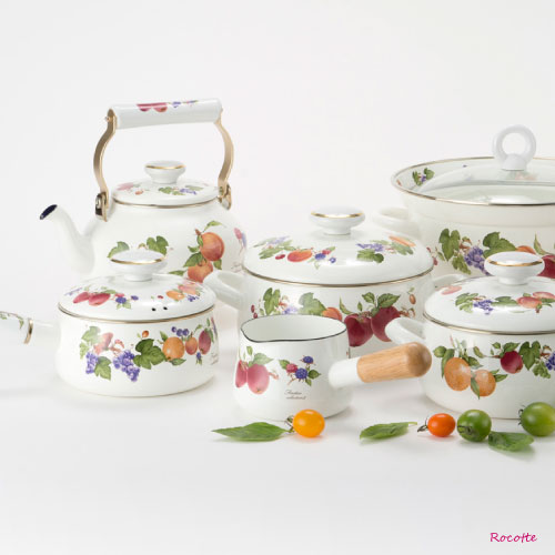 楽天市場】富士ホーロー 鍋 片手鍋 18cm 日本製 IH ホーロー 直火 ガス