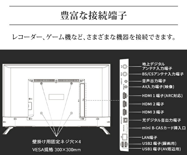 楽天市場】テレビ 43型 43型テレビ 液晶テレビ ネット動画対応 4K 43