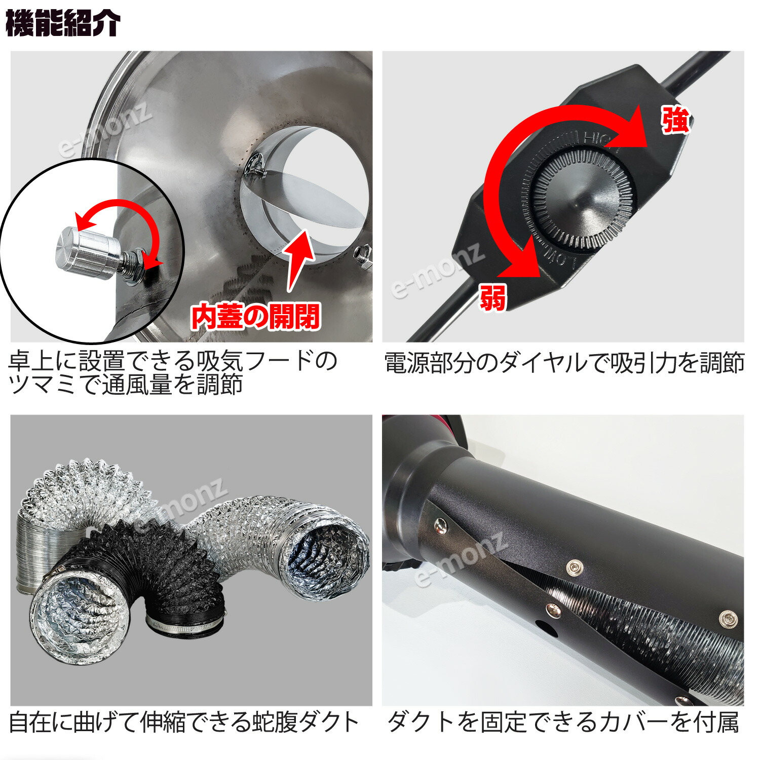 楽天市場】[当社製品保証1年！インボイス対応！] 卓上パワー 排気