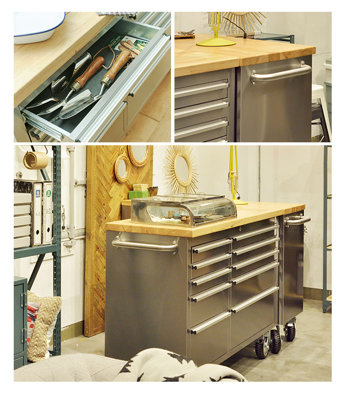 楽天市場】[大型/開梱設置付き]《東谷》ツールキャビネット 幅157cm