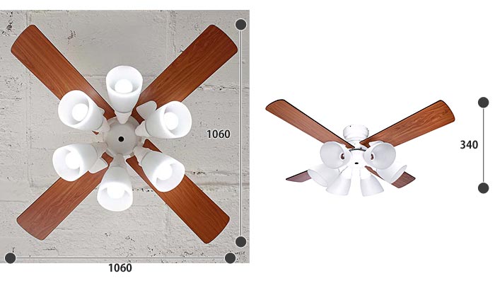 楽天市場】【ポイント12倍】《plus more》プラスモア シーリングファン