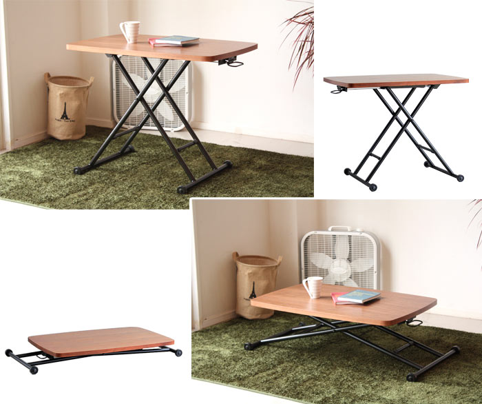 楽天市場】《TOHMA/東馬》ヴォール リフトテーブル BR 90×60