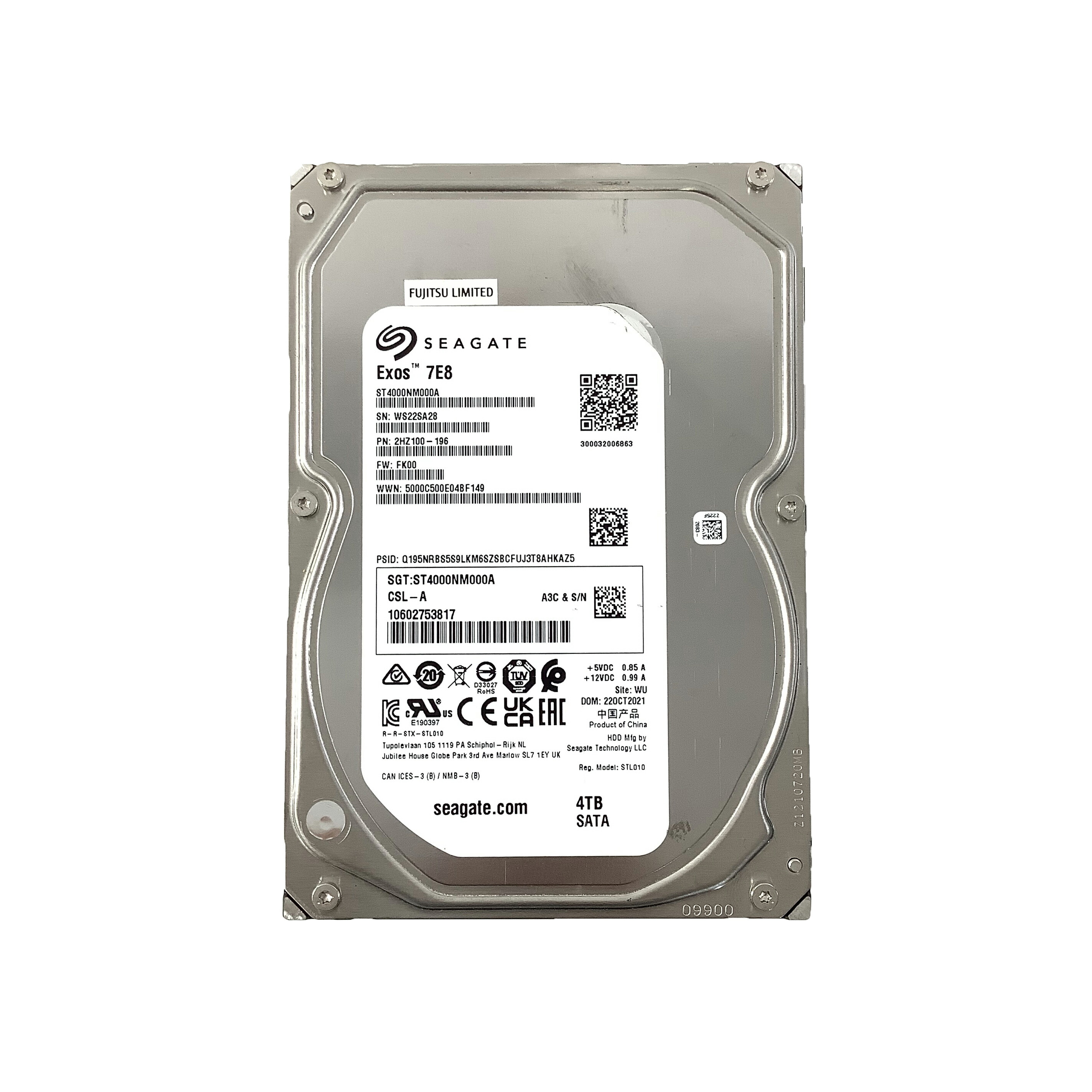 楽天市場】R053-4 TB 3.5 インチ SATA HDD 1点 SEAGATE/HP/WD /TOSHIBA