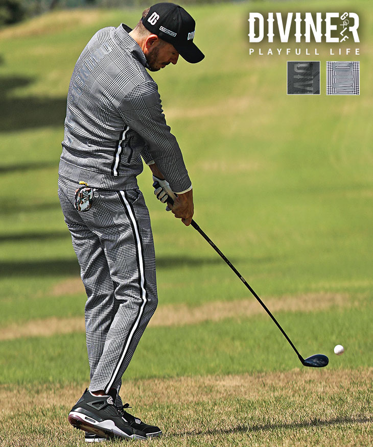 楽天市場】【DIVINER GOLF】 ゴルフウェア セットアップ メンズ ゴルフ