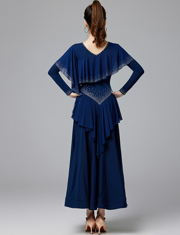 楽天市場】社交ダンス ドレス 練習着 スタンダード ドレス パーティー