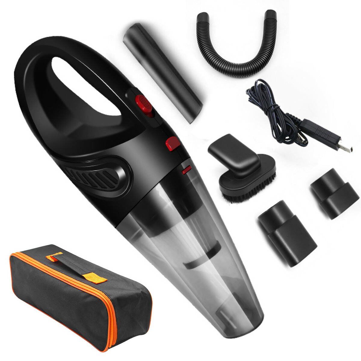 楽天市場】【あす楽】ハンディクリーナー USB充電式 ZY-2021C 収納