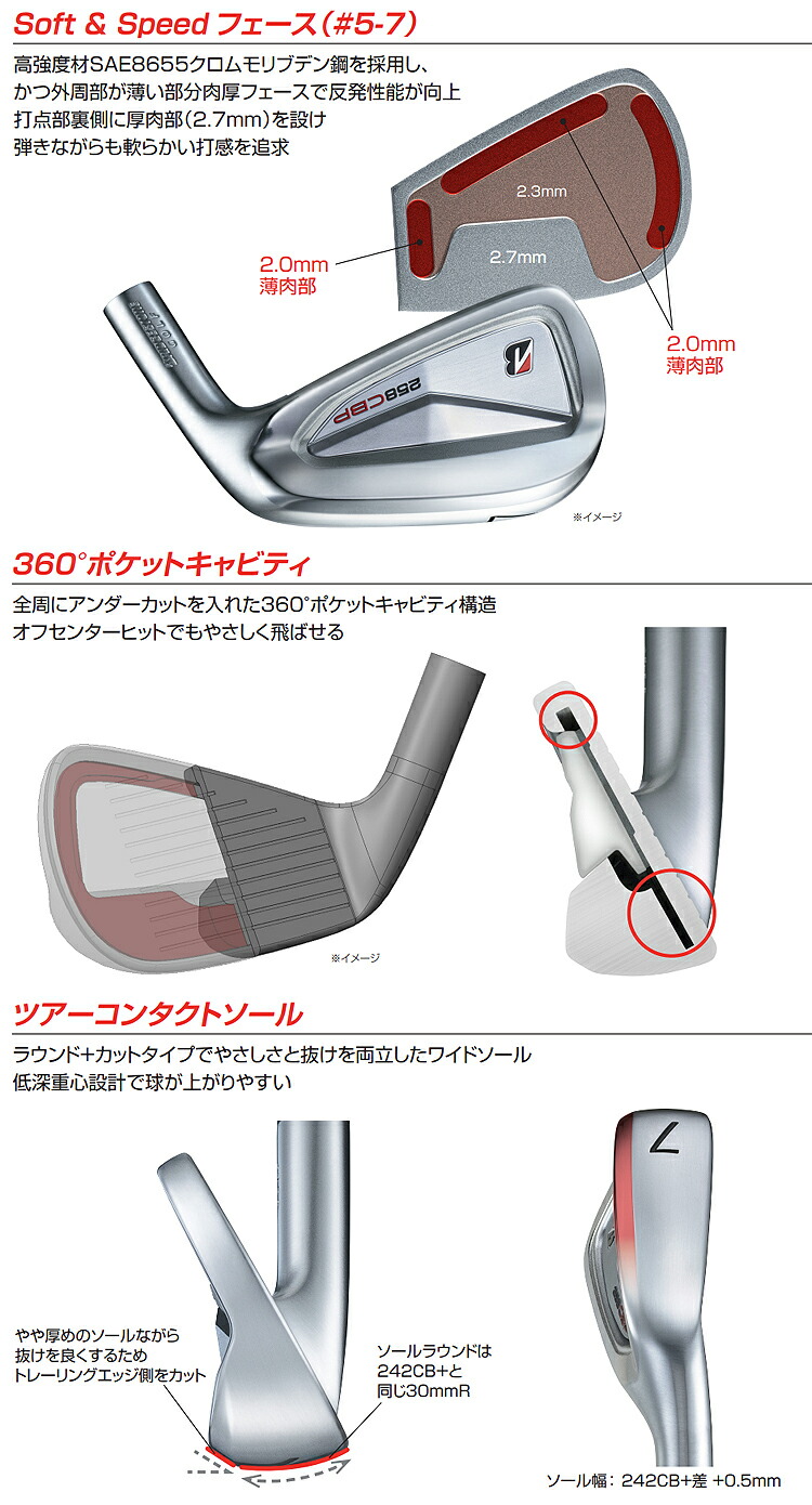 楽天市場】BRIDGESTONE GOLF ブリヂストンゴルフ 日本正規品 258CBP