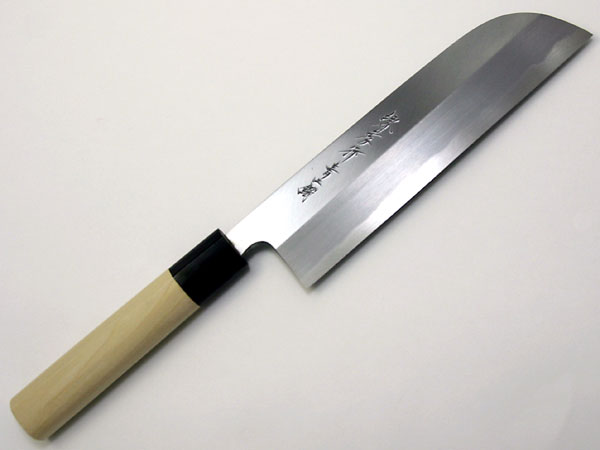 楽天市場】堺孝行青二鋼鎌形薄刃180 : e刃物.com楽天店