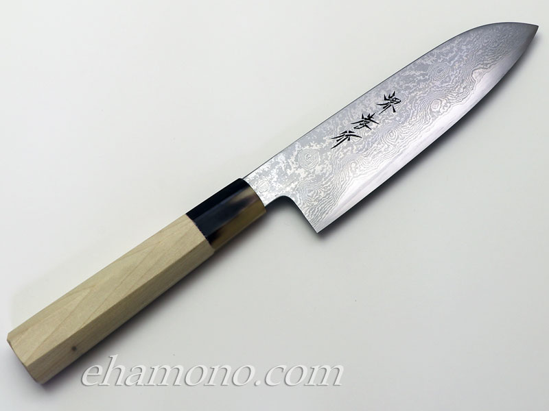 楽天市場】ダマスカス銀三鋼割込 三徳包丁180 : e刃物.com楽天店