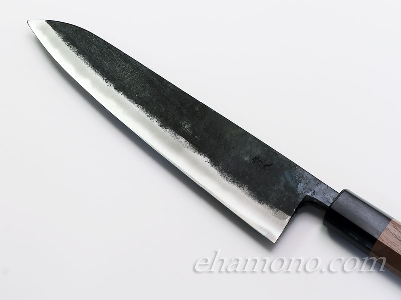 楽天市場】堺孝行 青二鋼 黒打和牛刀210 : e刃物.com楽天店