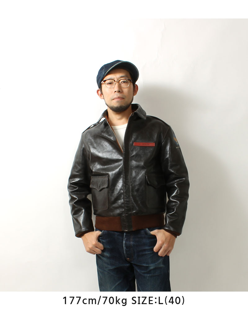 楽天市場】トイズマッコイ A-2 レザーフライトジャケット マックイーン