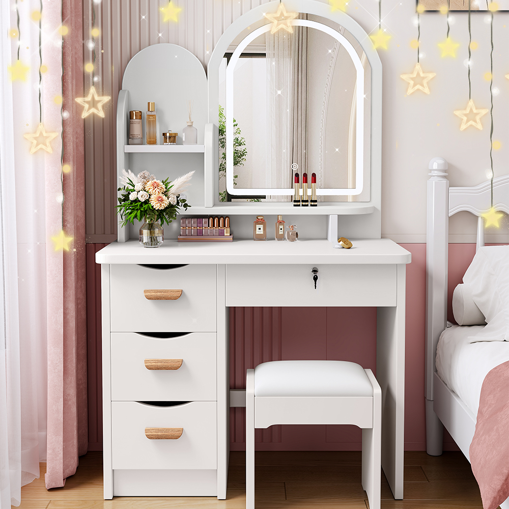 化粧台・鏡台・ドレッサー ホワイト」の人気商品一覧 | 安い商品を通販