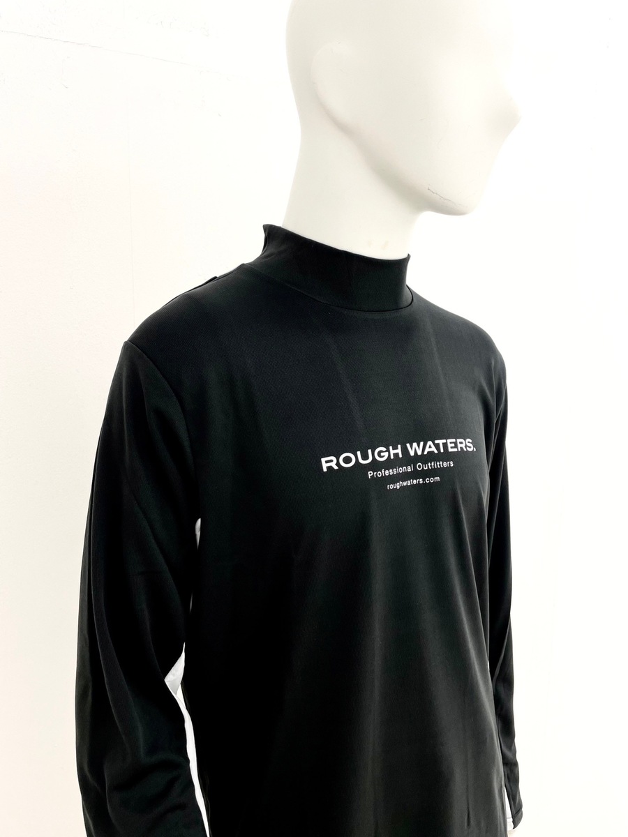 楽天市場】【長袖モックネックシャツ】シンプルデザイン【ROUGH WATER