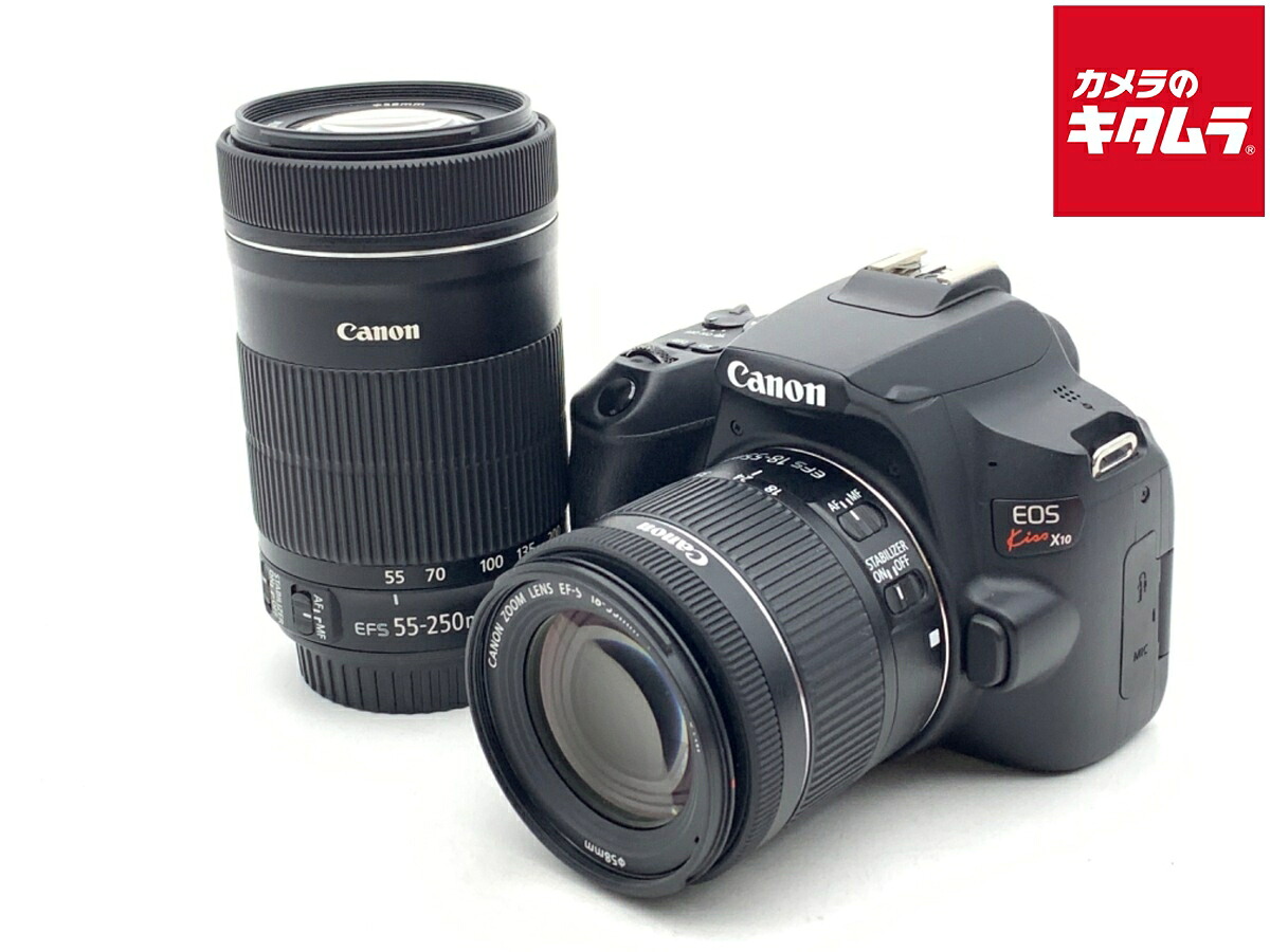 楽天市場】eos kiss x10 ダブルズームキット（デジタルカメラ｜カメラ