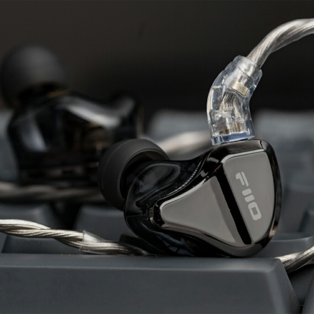 楽天市場】FIIO JH5 ブラック シルバー 有線 イヤホン IEM BA DD