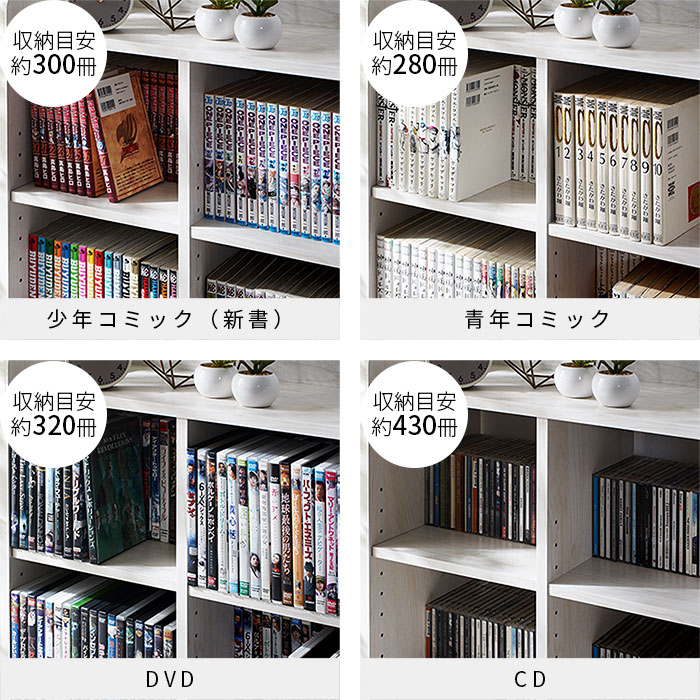 楽天市場】☆5日限定ポイント3倍☆本棚 オープンラック 幅90cm