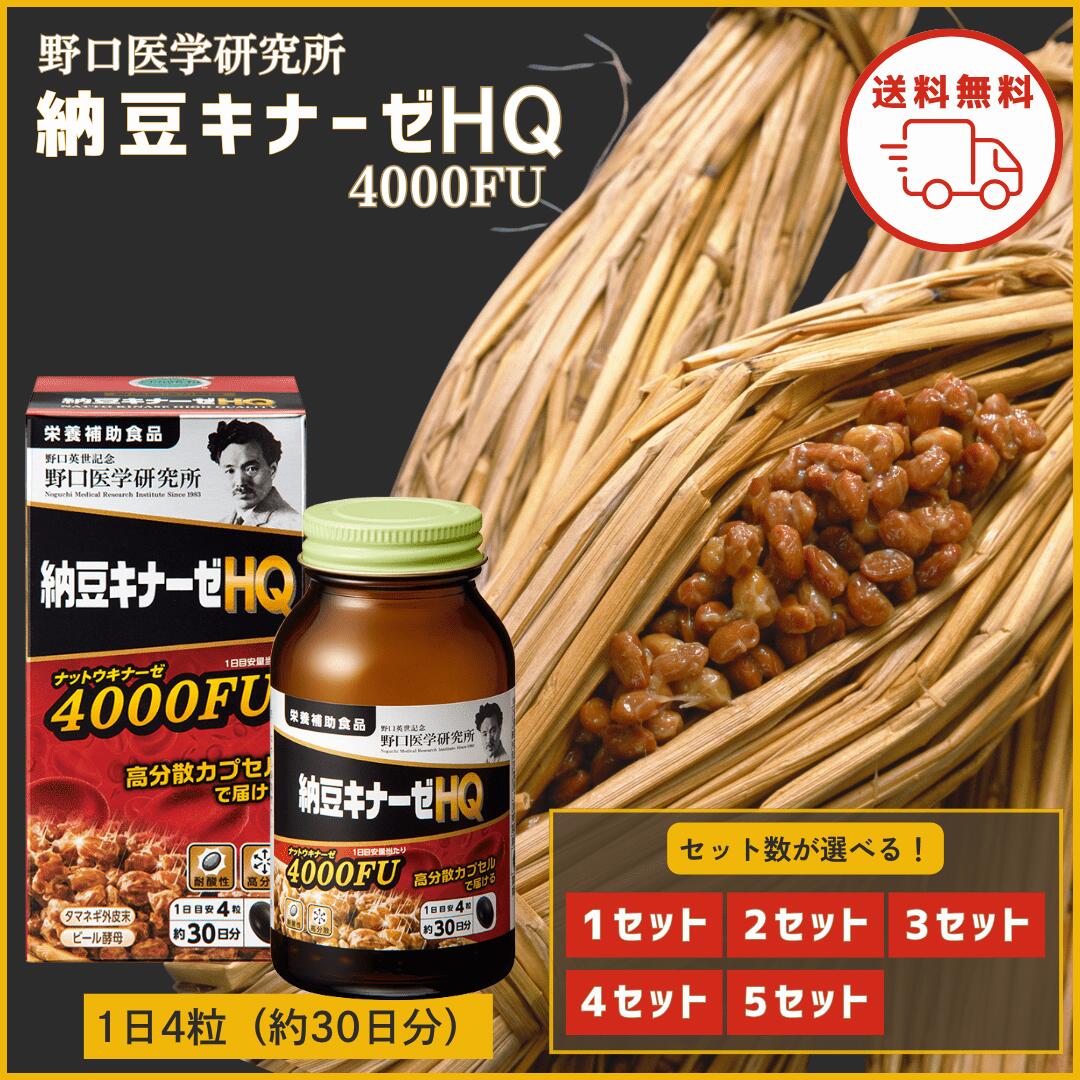 楽天市場】納豆キナーゼ 4000fu 野口の通販