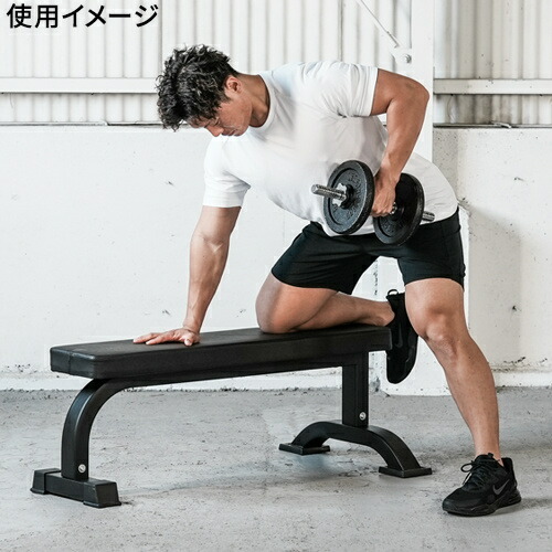 楽天市場】【楽天1位】トレーニングベンチ フラットベンチ 固定式 高