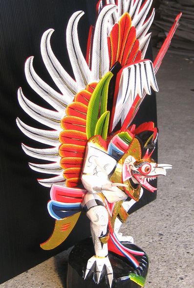 楽天市場】木彫りガルーダLサイズ☆ホワイト : 地球雑貨 アース