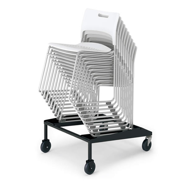 楽天市場】コクヨ チェアーポーター スタッキングチェアー用台車 【CP