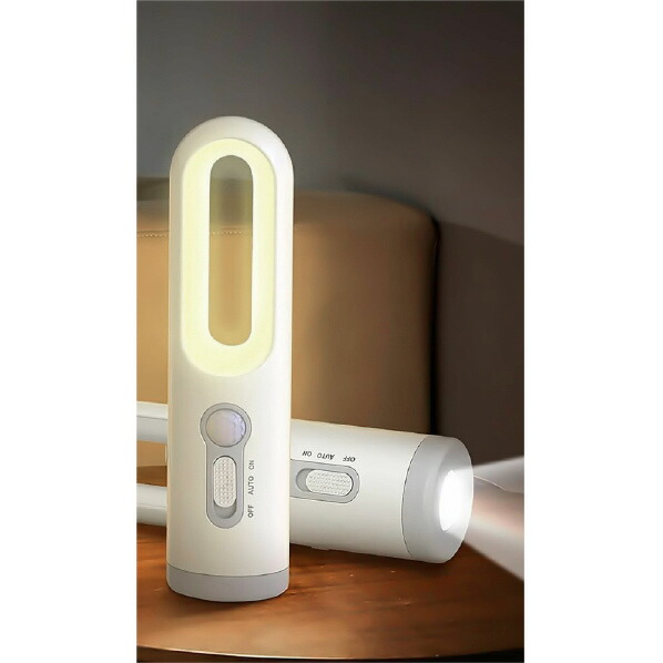 楽天市場】トレードワン USB充電式 ハンディリングライトミニ ホワイト