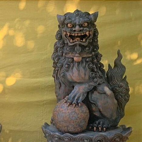 楽天市場】【ふるさと納税】やちむん家【新垣光雄】親子シーサー