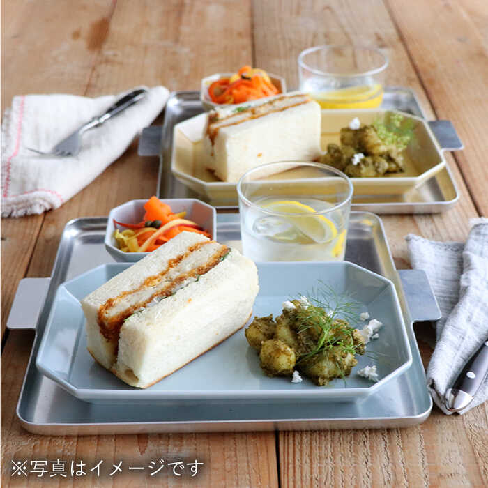 楽天市場】【ふるさと納税】【波佐見焼】八角 プレート L グレー2枚