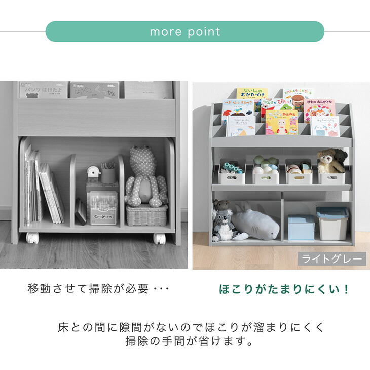 楽天市場】アレンジ自在 絵本ラック 幅73 幅83 幅93 3段 ディスプレイ