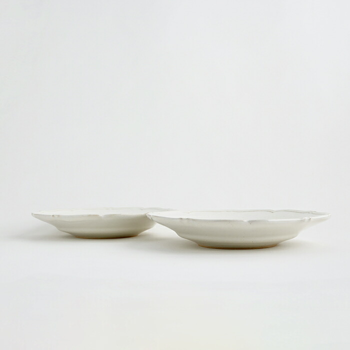 楽天市場】【ふるさと納税】【Awabi ware】輪花皿M ペアセット（白磁