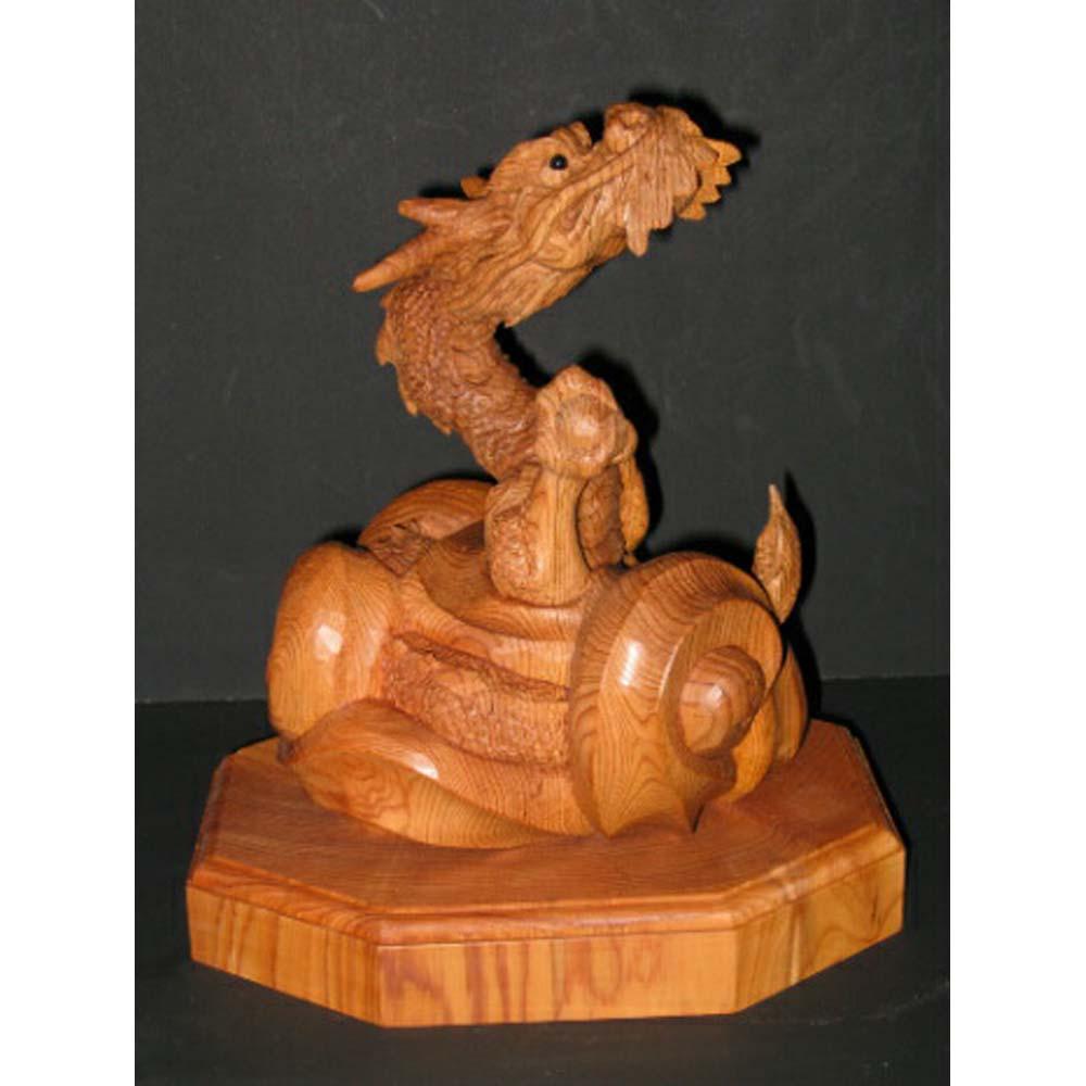 楽天市場】【ふるさと納税】【数量限定】飛騨一位一刀彫 昇龍 | 伝統