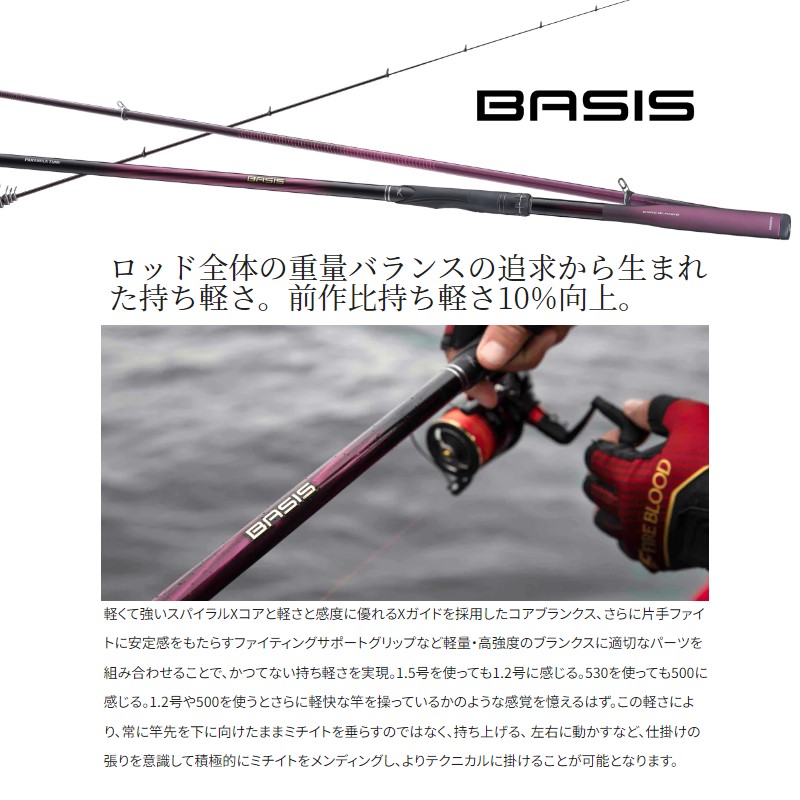 楽天市場】シマノ 22 ベイシス 1.2-480 /磯竿 : 釣具のFTO