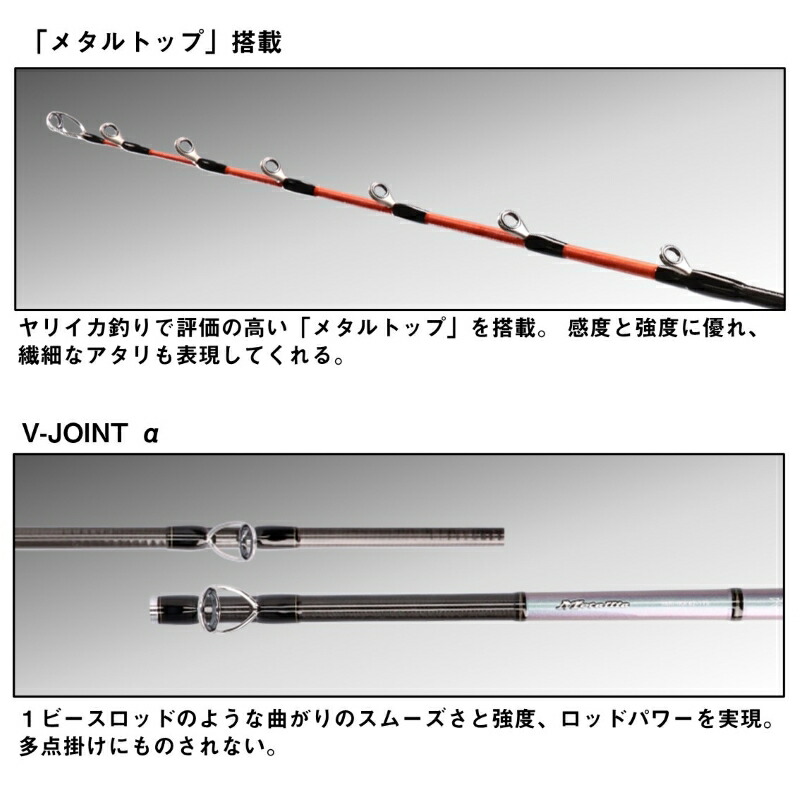楽天市場】ダイワ メタリアヤリイカ 82-155 / 船 竿 : 釣具のFTO