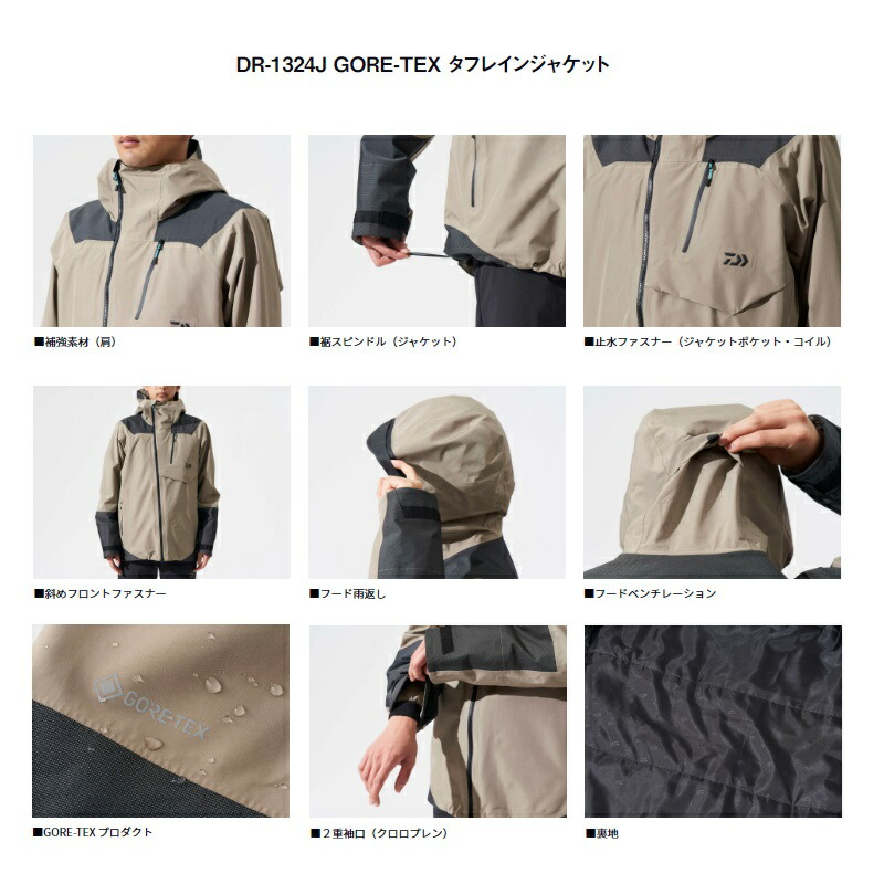 楽天市場】ダイワ DR-1324J ゴアテックス タフレインジャケット