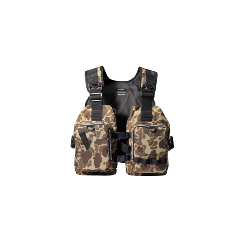 楽天市場】シマノ ゲームベストライト フリー グレーダックカモ [vf