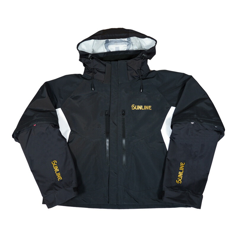 サンライン防寒レインフィッシングウェアLL上下セット10時間位使用しま