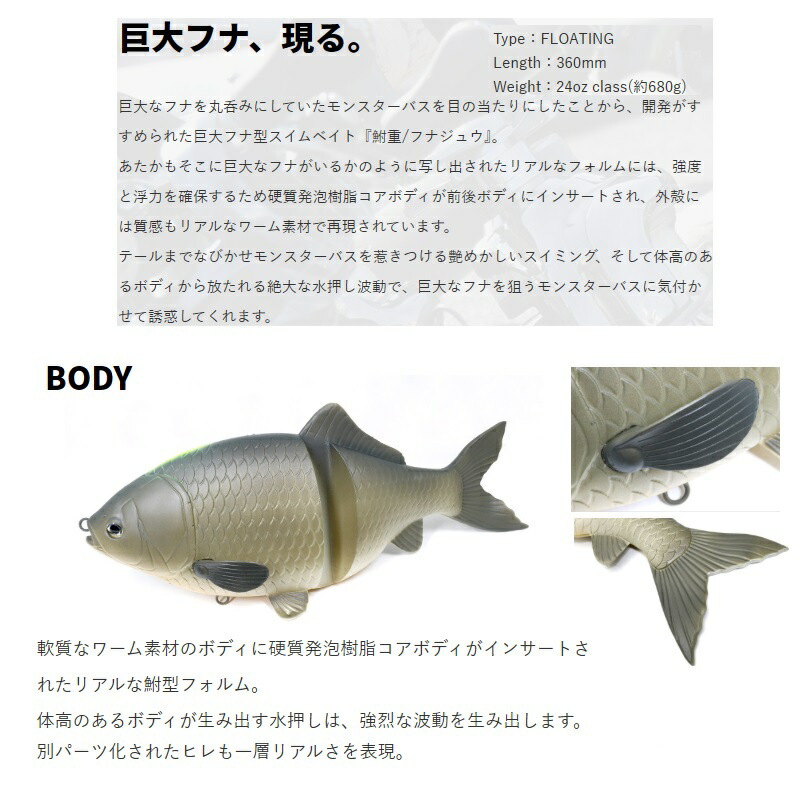 楽天市場】デプス 鮒重 #02 ギンブナ : 釣具のFTO