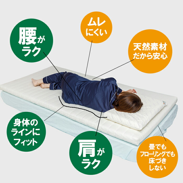 楽天市場】ボディドクター フートン5 FUTON5 ラテックス 体圧分散