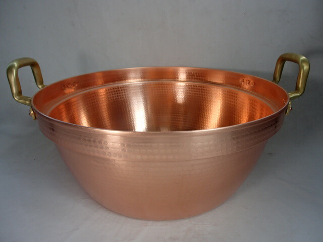 楽天市場】両手鍋 銅製 30cm 内側錫無し 純銅鍋 円付鍋 両手鍋 銅両手