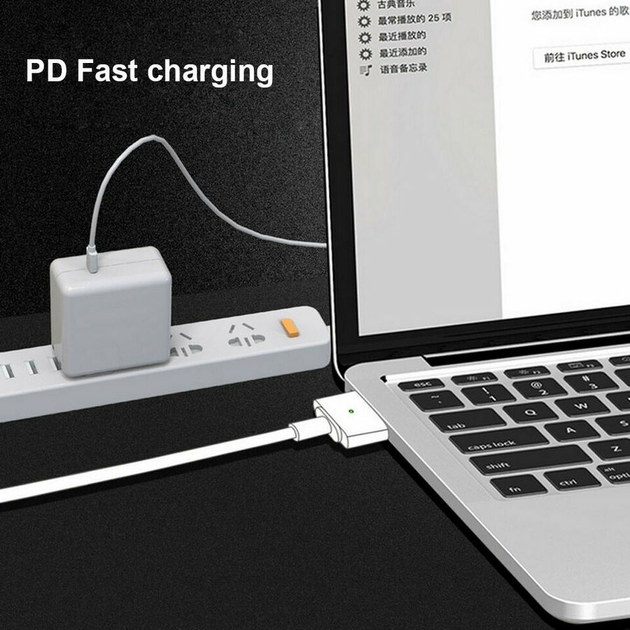 楽天市場】MacBook Air Pro USB C MagSafe2 磁気充電ケーブル