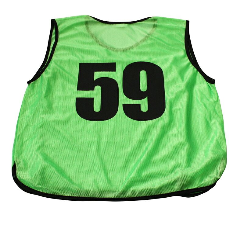 楽天市場】ビブス 番号指定【 0 ～ 999番 まで対応 】 サッカー バスケ