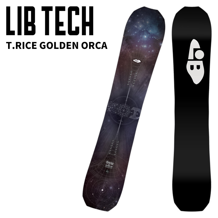 楽天市場】LIBTECH リブテック スノーボード 板 T.RICE GOLDEN ORCA 25
